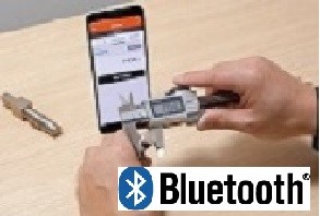 Mitutoyo BluetoothU-WAVE The interface for transmitting measurement data to your smart phone tablet or PC

Measurement Data Wireless Communication System
U-WAVE-TMB (for Micrometers)/-TCB(for Calipers)